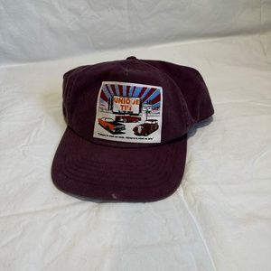 Vintage 'Unique Tin' Snapback Hat - Purple